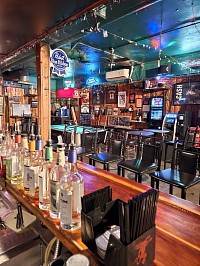 view of bar
